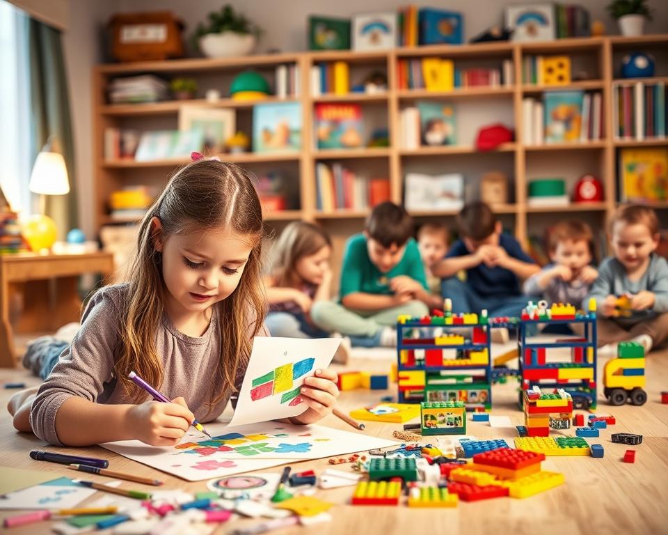Kreative Kinderbeschäftigung Aktivitäten
