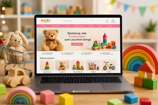So gestalten Sie einen attraktiven Spielzeug-Webshop für Ihre Zielgruppe